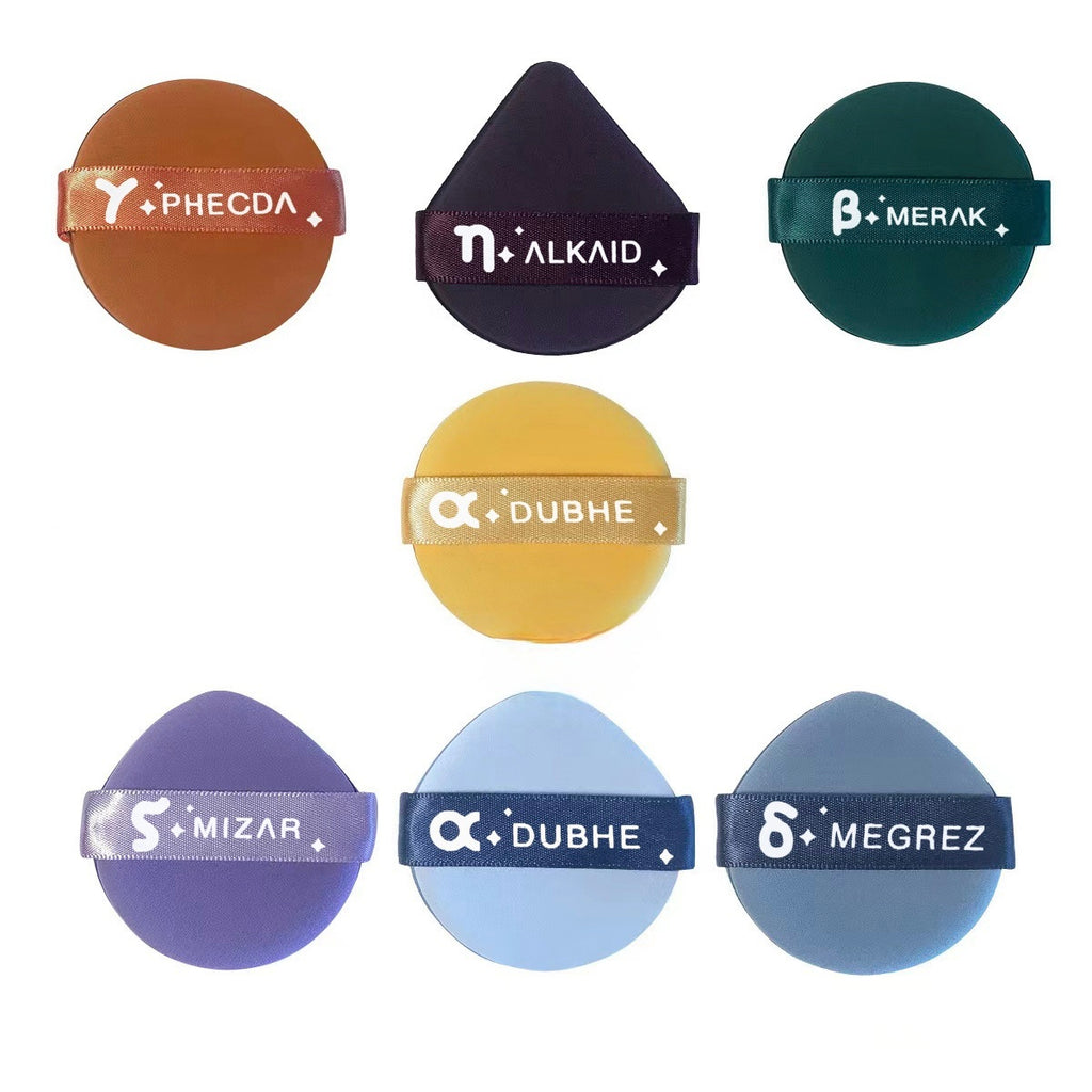 Pack of 7 Seven - Star Makeup Puff