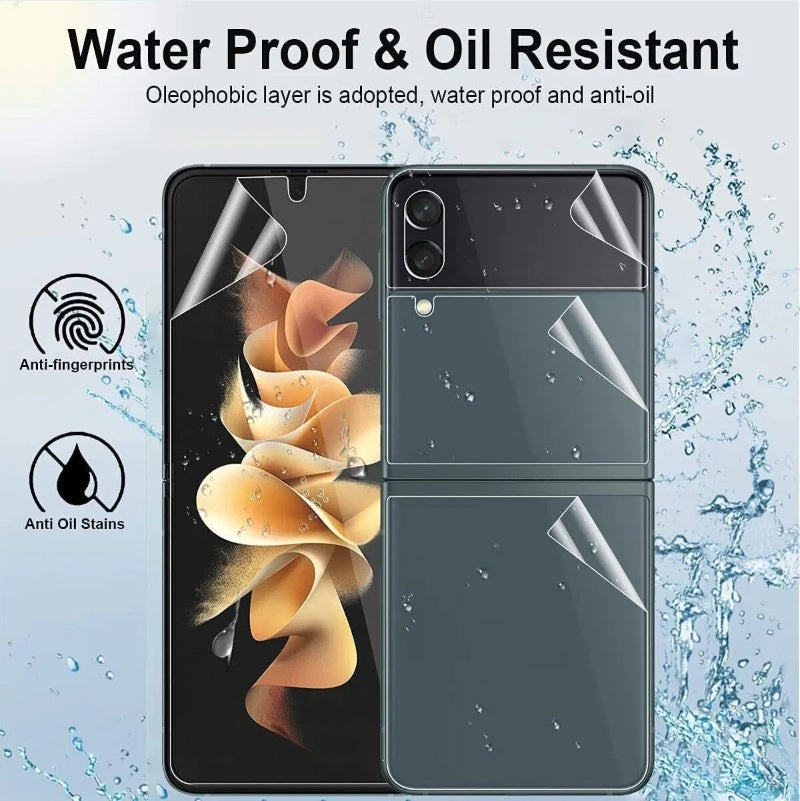 Samsung Galaxy Z Flip 3 5G Soft Hydrogel Screen Protector Film HD Lens Cover