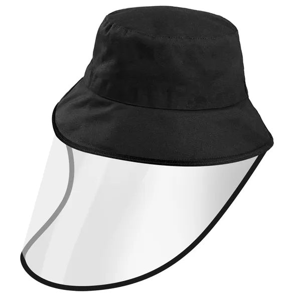 Fisherman Hat Protective Face Shield Removable Sun Bucket Cap
