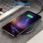 For iPhone Wireless Charger Qi Certified Ultra Slim 5W Charging Pad