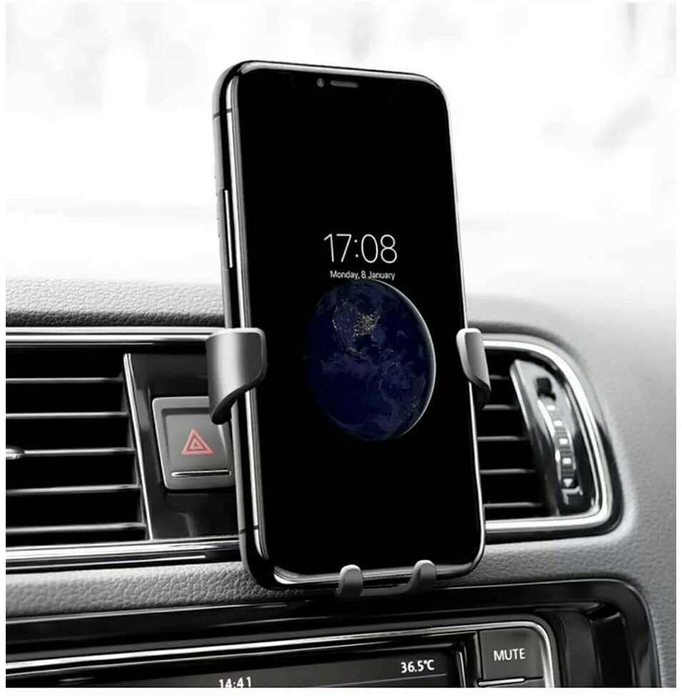 iPhone & Android Universal Car Mount Holder Stand Air Vent Cradle For Mobile Cell Phone Gravity Car Mount Air Vent Phone Holder For I Phone X XR XS Max S Amsung S10 Note9