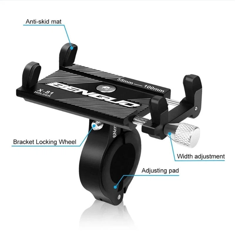 Mobile Cell Phone Aluminum Motorcycle Bike Bicycle Holder Mount Handlebar For Mobile Cell Phone Shipping GPS US