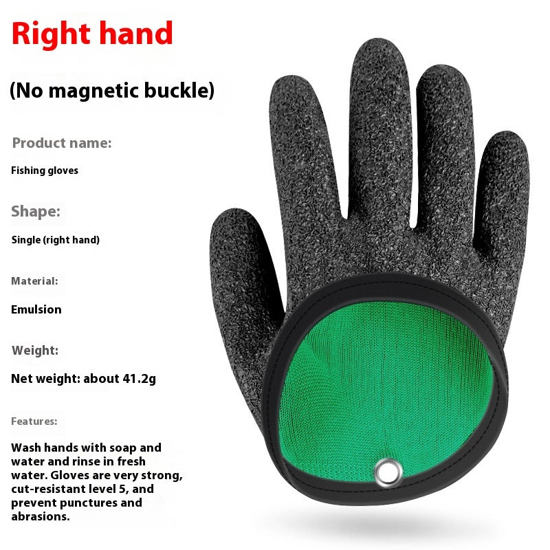 Fishing - Stab-resistant Waterproof Sea Fishing Fishing Lure Equipment Fish Picking And Catching Gloves