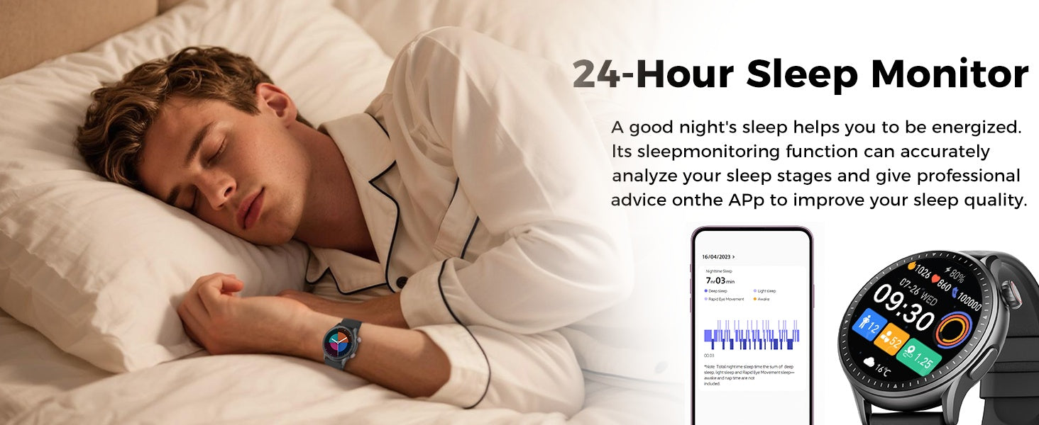 Smart Watch 2025 New 1.43-inch Disc Smart Watch Fitness Tracker