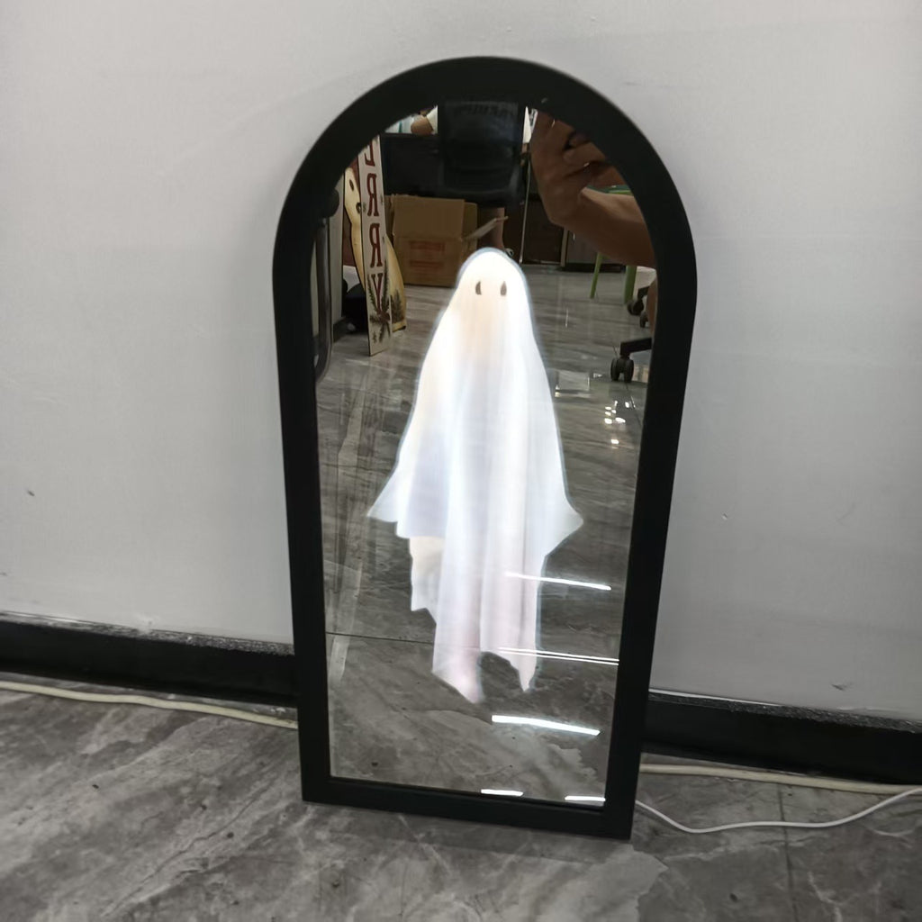 Halloween Exclusive Ghost Holographic Mirror-Halloween Decoration