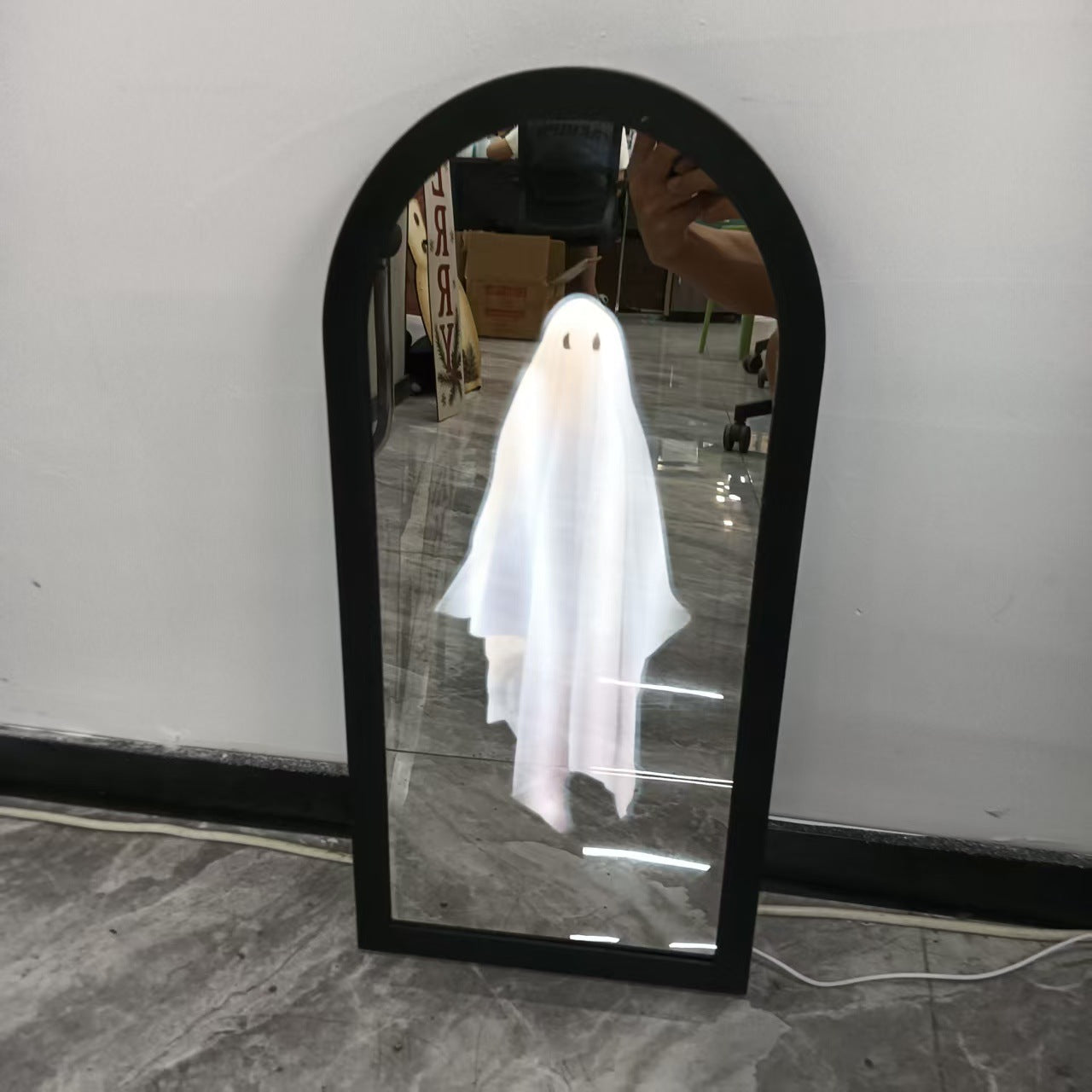 Halloween Exclusive Ghost Holographic Mirror-Halloween Decoration