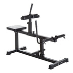 Home Training Gym Leg Press Steel Seated Calf Raise Machine Adjustable Strength Black