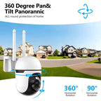 Mini Wifi CCTV Camera 3MP WESECUU PTZ