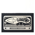 Fishing-Field Survival Tool Card, Multifunctional Fishing Card, Fishing Equipment, Portable Fishing Hook Card