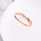 Women's Hot Style Roman Word Diamond Bracelet