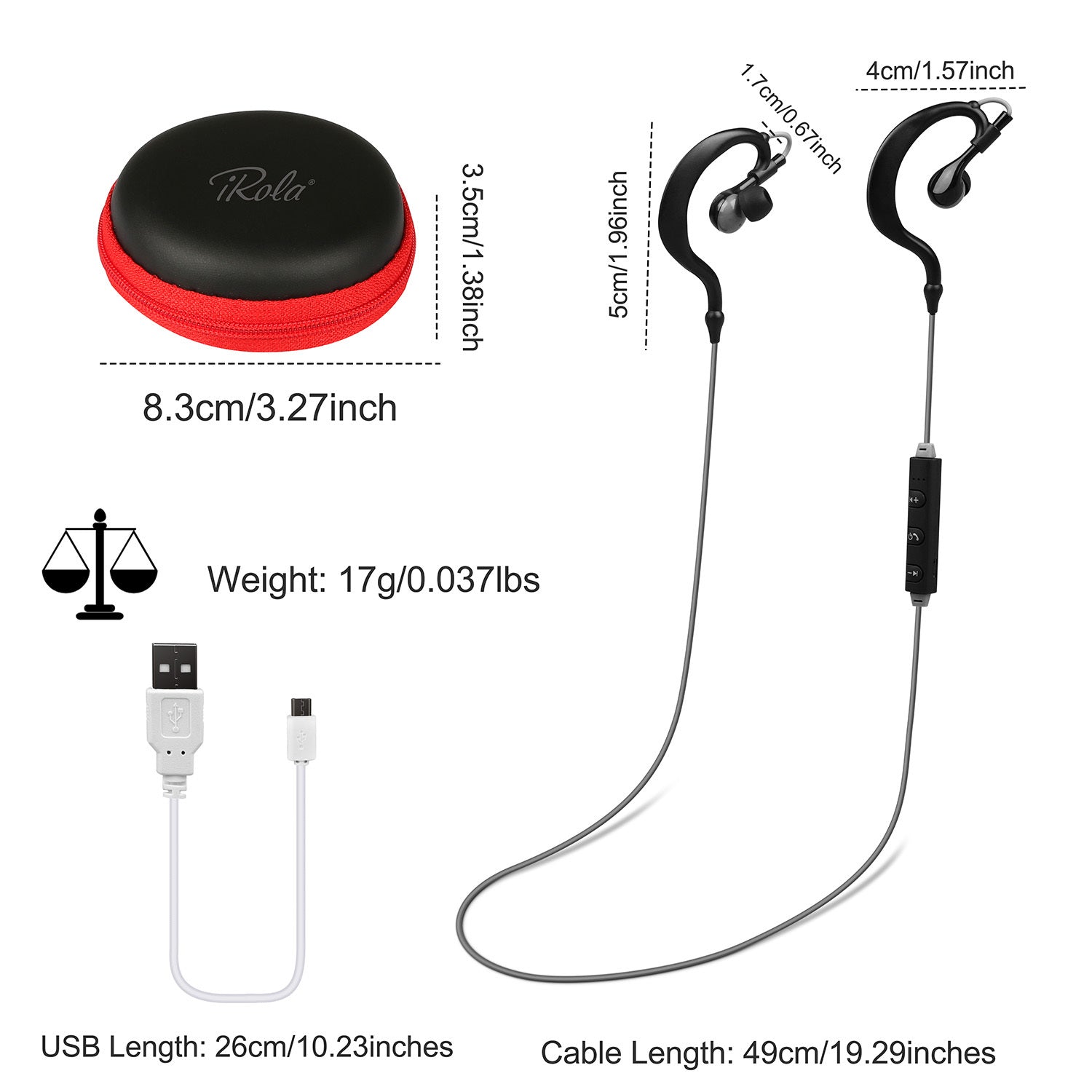 Wireless Headsets V4.1 Sport In-Ear Stereo Headphones Sweat-proof Neckband Earbuds With Mic Deep Bass HiFi Earphones For Running Hiking Travel