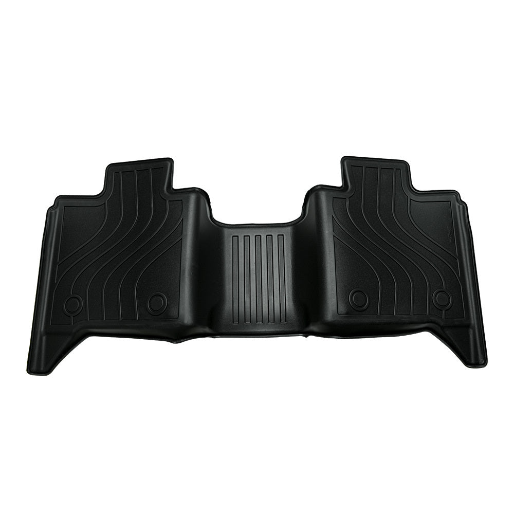 Toyota Tundra All-Weather TPE Front And Rear Row Floor Liners Floor Mats Fit For Toyota Tundra Crew Max Cab 2022-2025, Custom Fit Tundra Car Mats 20484