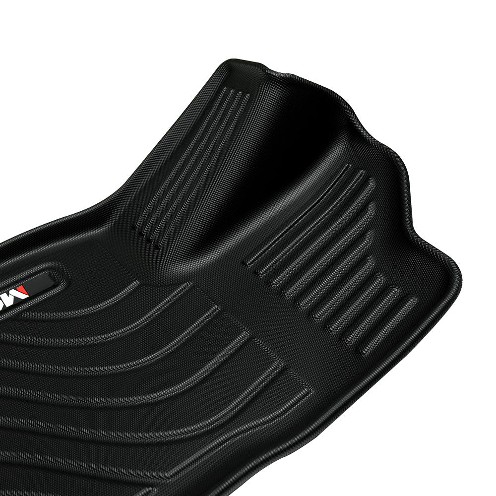 Toyota Tundra All-Weather TPE Front And Rear Row Floor Liners Floor Mats Fit For Toyota Tundra Crew Max Cab 2022-2025, Custom Fit Tundra Car Mats 20484