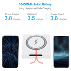 iPhone Wireless Charging Power Bank 1Pc 10400mAh Qi Wireless Charging Power Bank For IOS Phone XS MAX XR Galaxy S10 S9 Note 9