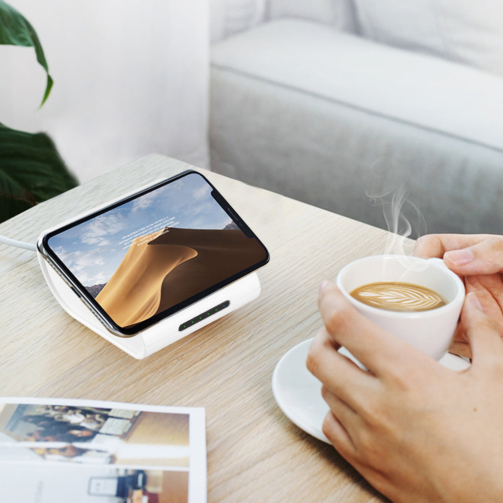 iPhone Wireless Charging Power Bank 1Pc 10400mAh Qi Wireless Charging Power Bank For IOS Phone XS MAX XR Galaxy S10 S9 Note 9