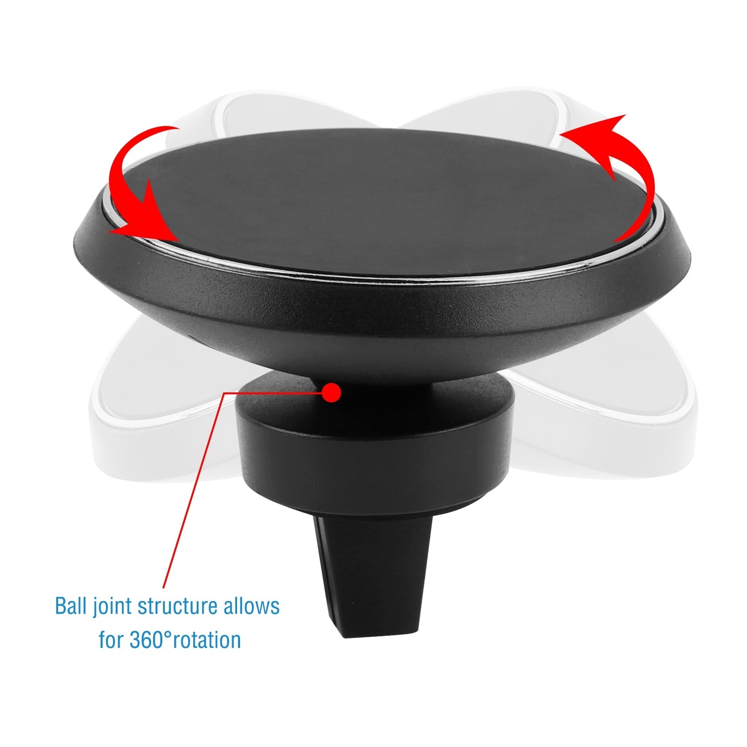 iPhone & Samsung Wireless Car Charger 1Pc Magnetic  Qi Wireless Car Charger Car Phone Charger For IOS Phone XS MAX XR Galaxy S10 S9 Tablet GPS Device