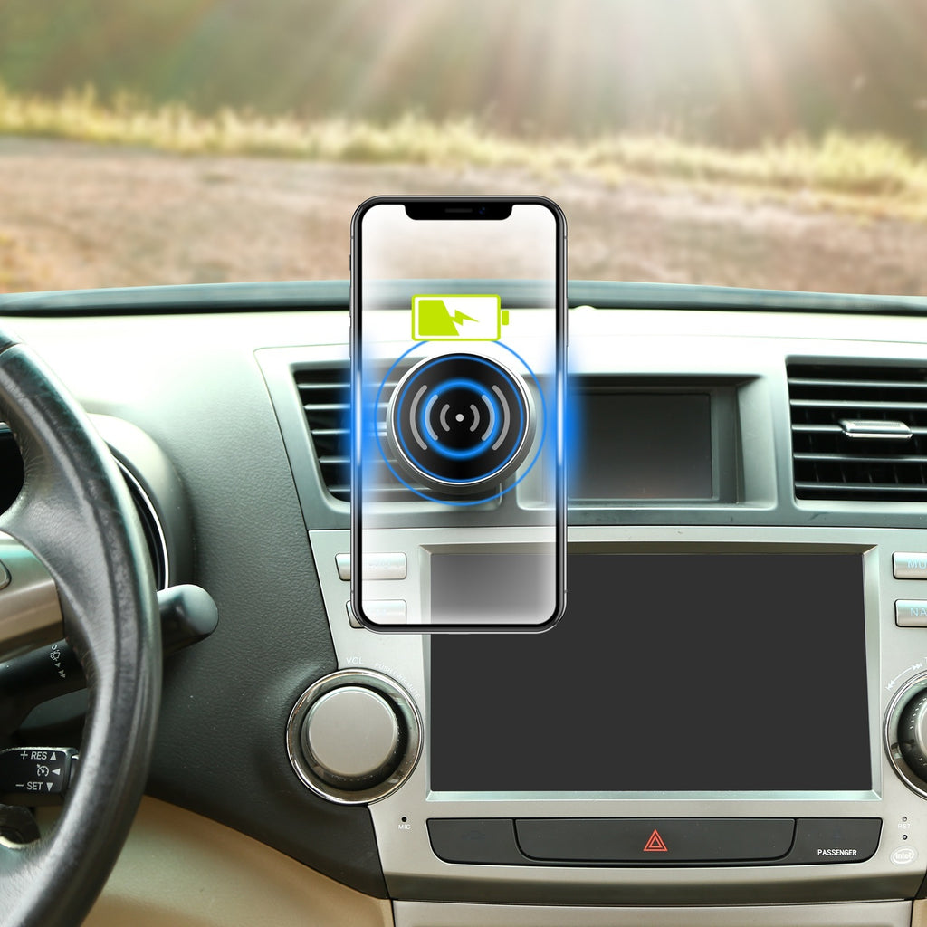 iPhone & Samsung Wireless Car Charger 1Pc Magnetic  Qi Wireless Car Charger Car Phone Charger For IOS Phone XS MAX XR Galaxy S10 S9 Tablet GPS Device
