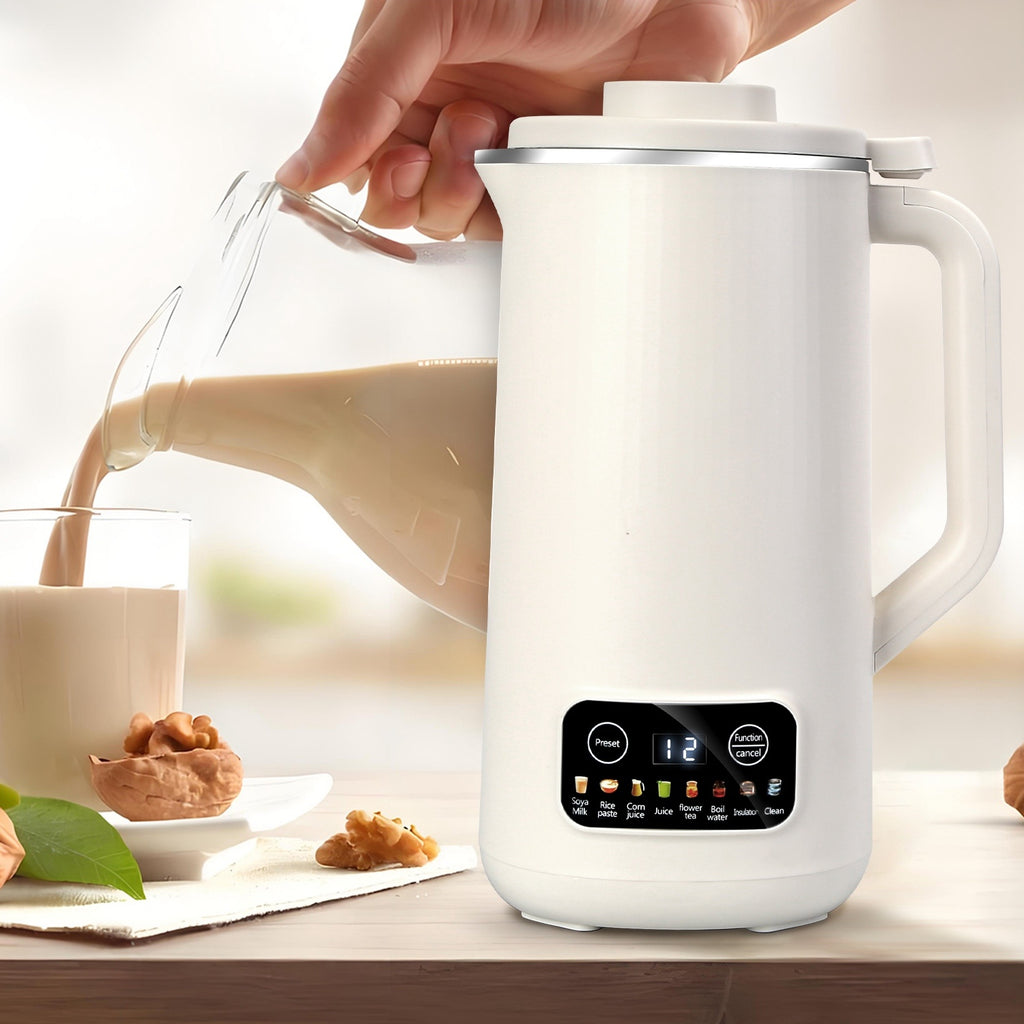 1Pc 27OZ Nut Milk Maker With 12Hours Delay Function Self-Cleaning Keep Warm Automatic Soy Milk Maker Machine For Homemade Soya Milk Rice Paste Juice Corn Juice Flower Tea Boil Water