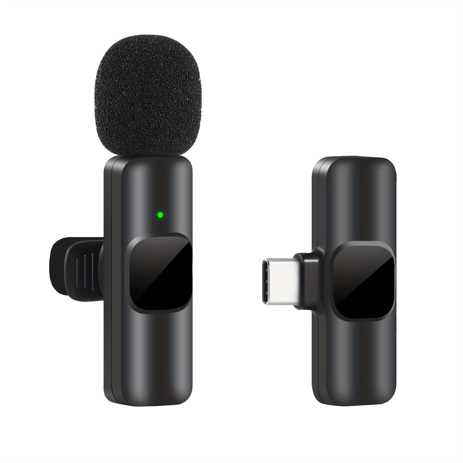 iPhone and Android Wireless Lavalier Lapel Microphone For iPhone iPad Professional Wireless Clip Mic - Cordless Omnidirectional Condenser Recording Mic For Interview Video Podcast Vlog YouTube