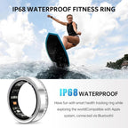 New Silver Edge Diamond Smart Ring 2025 New Silver Edge Diamond Smart Ring Fitness Tracker