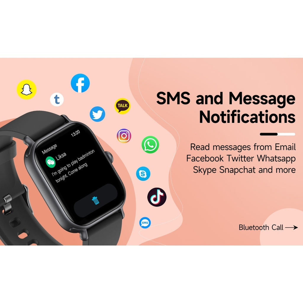 Smart Watch for iPhone and Android New 2.0-inch Smart Watch With Multiple Sports Modes And Fitness Tracker