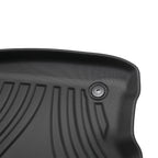 All Weather Floor Mats For Chevy Silverado GMC Sierra 1500 2019-2025, 2020-2025 SLV SRA 2500 3500 HD Crew Cab, With Rear Under-Seat Storage