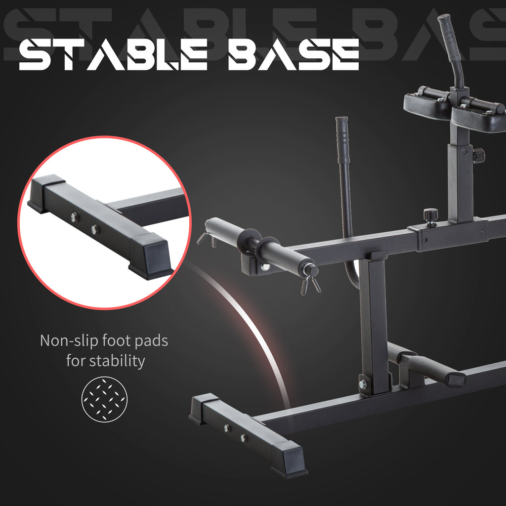 Home Training Gym Leg Press Steel Seated Calf Raise Machine Adjustable Strength Black