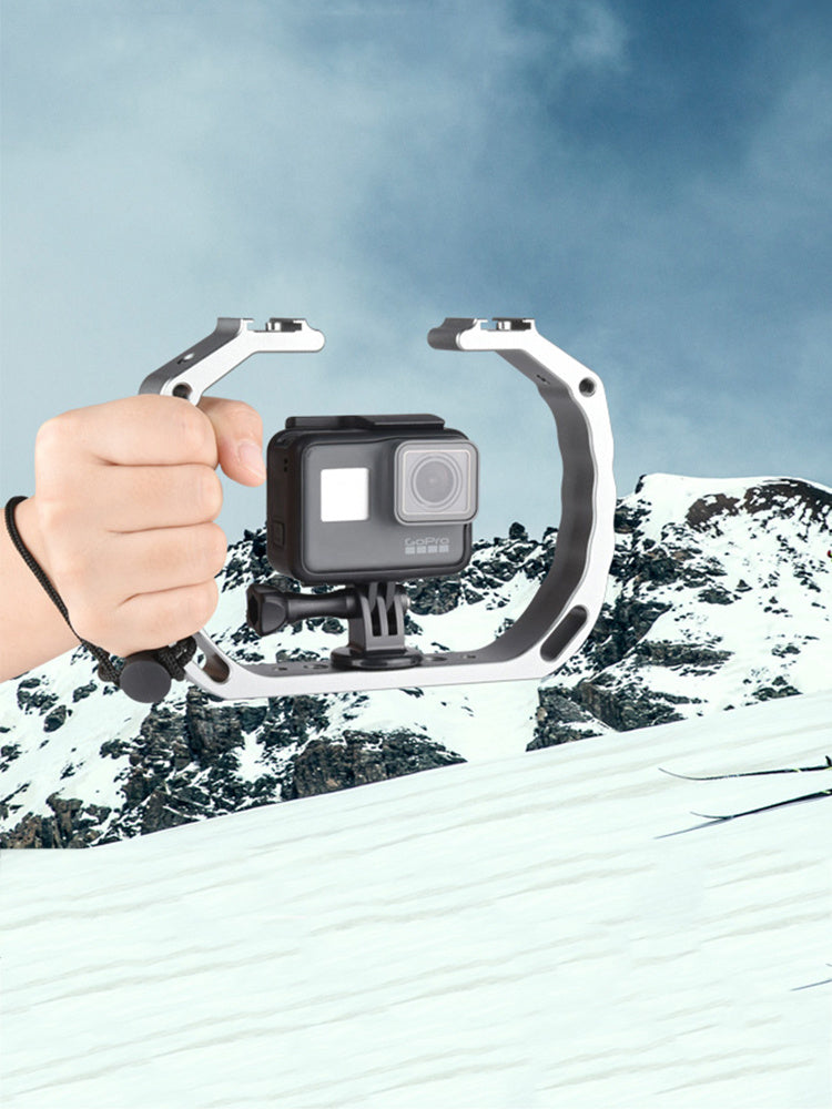 GoPro and Action Sports Camera Vlog Bracket for Diving Photography