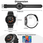 Smart Watch 2025 New 1.55-inch Disc Smart Watch Health Tracker Health Manager