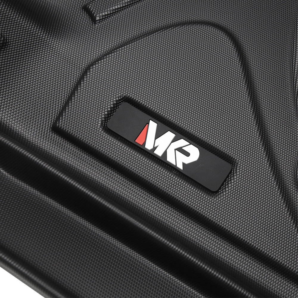 Black Friday Sale MKR Floor Mats For Chevy Silverado GMC Sierra 1500 2019-2025, 2020-2025 SLV SRA 2500 3500 HD Crew Cab With Rear Under-Seat Storage
