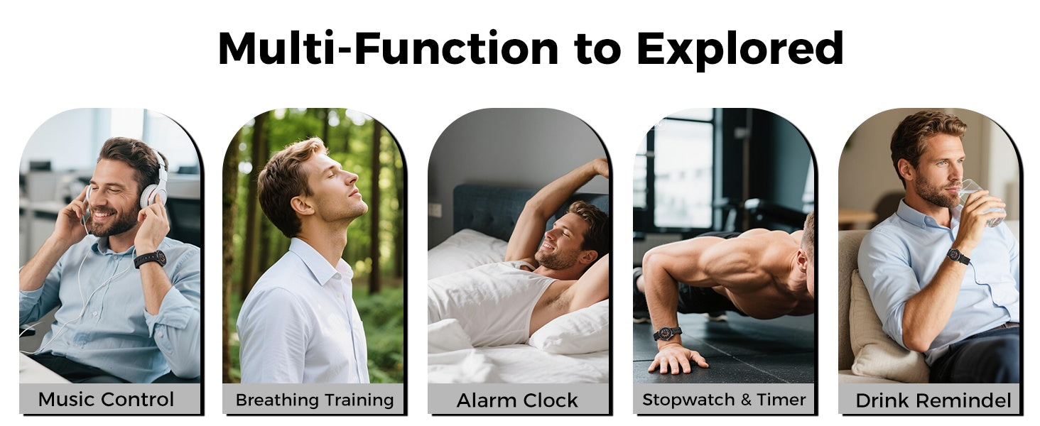 Smart Watch 2025 New 1.55-inch Disc Smart Watch Health Tracker Health Manager