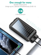 Solar Power Bank For Life with Lights