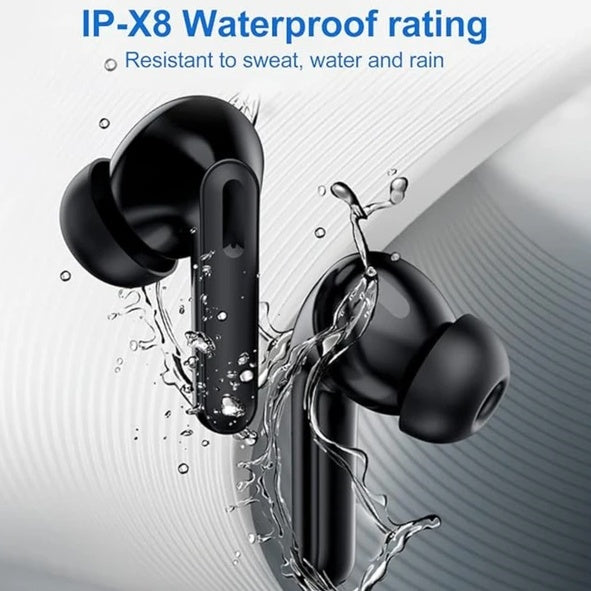 Bluetooth Earbuds Headset 5.3 Wireless Noise Cancelling TWS Trucker Waterproof