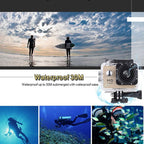 4K HD Action Camera 1080P Sports Waterproof Camera
