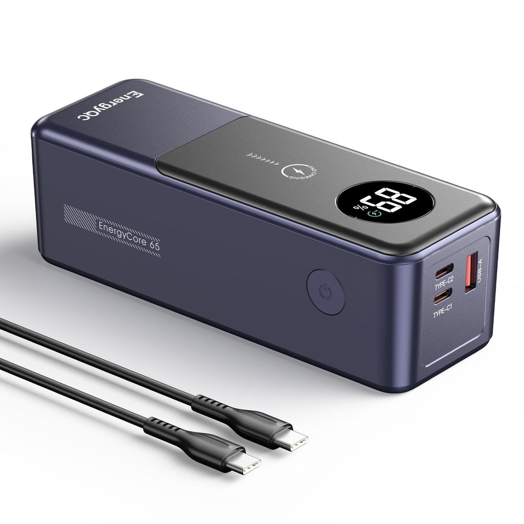 Power Bank Single-Port PD65W for MacBook and Samsung Notebook Charging