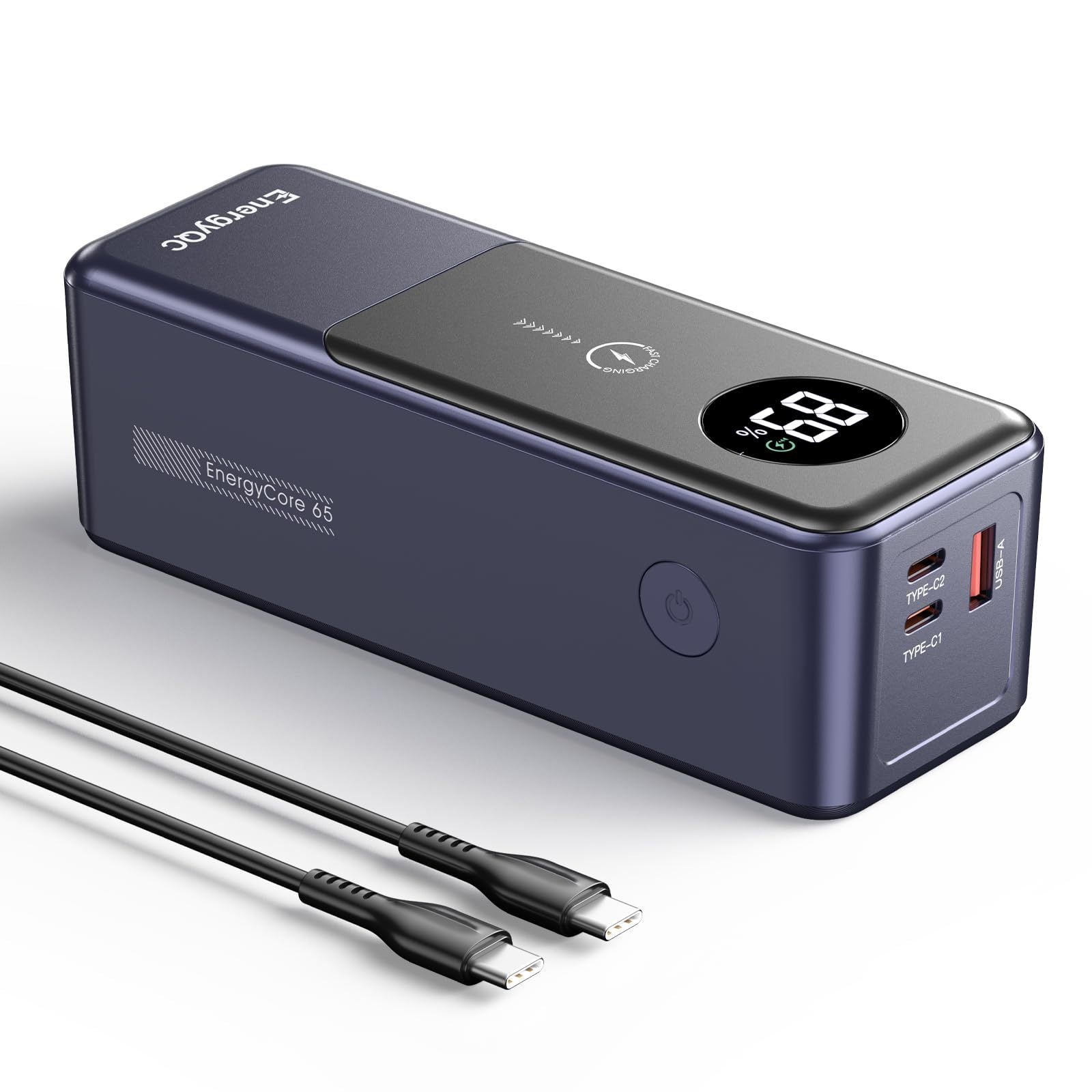 Power Bank Single-Port PD65W for MacBook and Samsung Notebook Charging