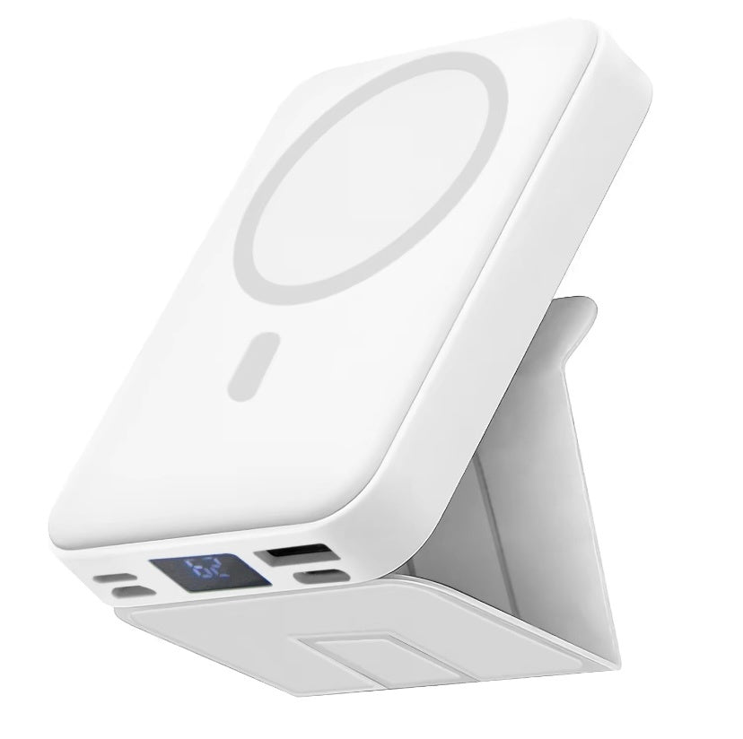 Mag-Safe Magnetic Power Bank Portable Wireless Fast Charger 10000mAh Type - C Cable LED Display 22.5W PD Fast Charging Lighting Mag-Safe Battery Pack For IPhone15 14 13 12 Mini Pro Pro Max Devices Digital