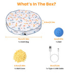 Cats Hide And Seek Mouse Catching Game 1Pc Cat Toys Ball Fast Rolling In Rechargeable Motion Activated Interactive Pouch Cat Toys For Indoor