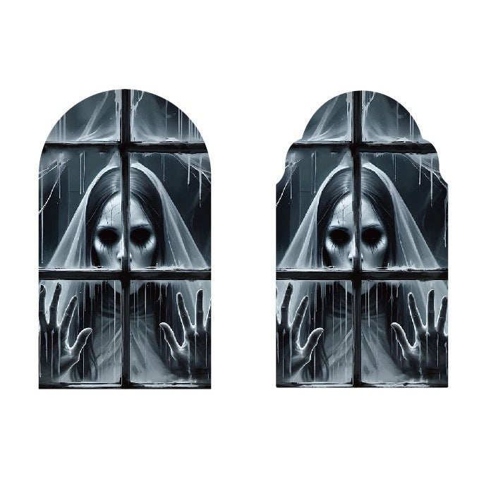 Halloween Exclusive Ghost Holographic Mirror-Halloween Decoration