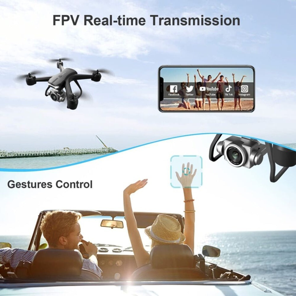 Drone 6K HD Dual Camera 4DRC V14 Professional-Wifi FPV Portable RC Quadcopter 2 BATTERY, Drones Suitable For Adults & Beginners. Logistics Is Randomly Sent By UPS, USPS