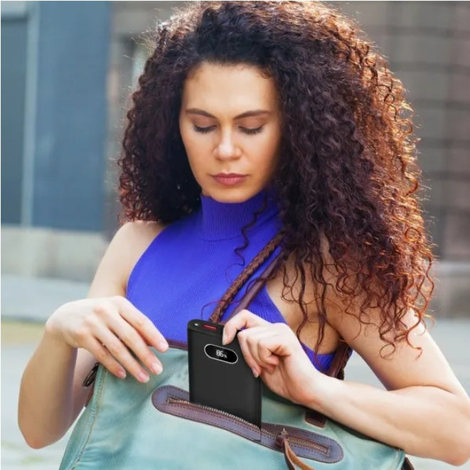 Ultra Fast Charging Power Bank for Mobile With LED Display and Torch