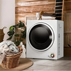 Compact Portable Clothes Dryer 850W - 10 Lbs Wet Capacity, 5.5 Lbs Dry Load, Quiet Design  For Apartments Dorms
