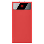 Ultra-thin Power Bank 1Pc 20000mAh Power Bank Phone Charger Dual USB Port Flashlight Battery Remain Display