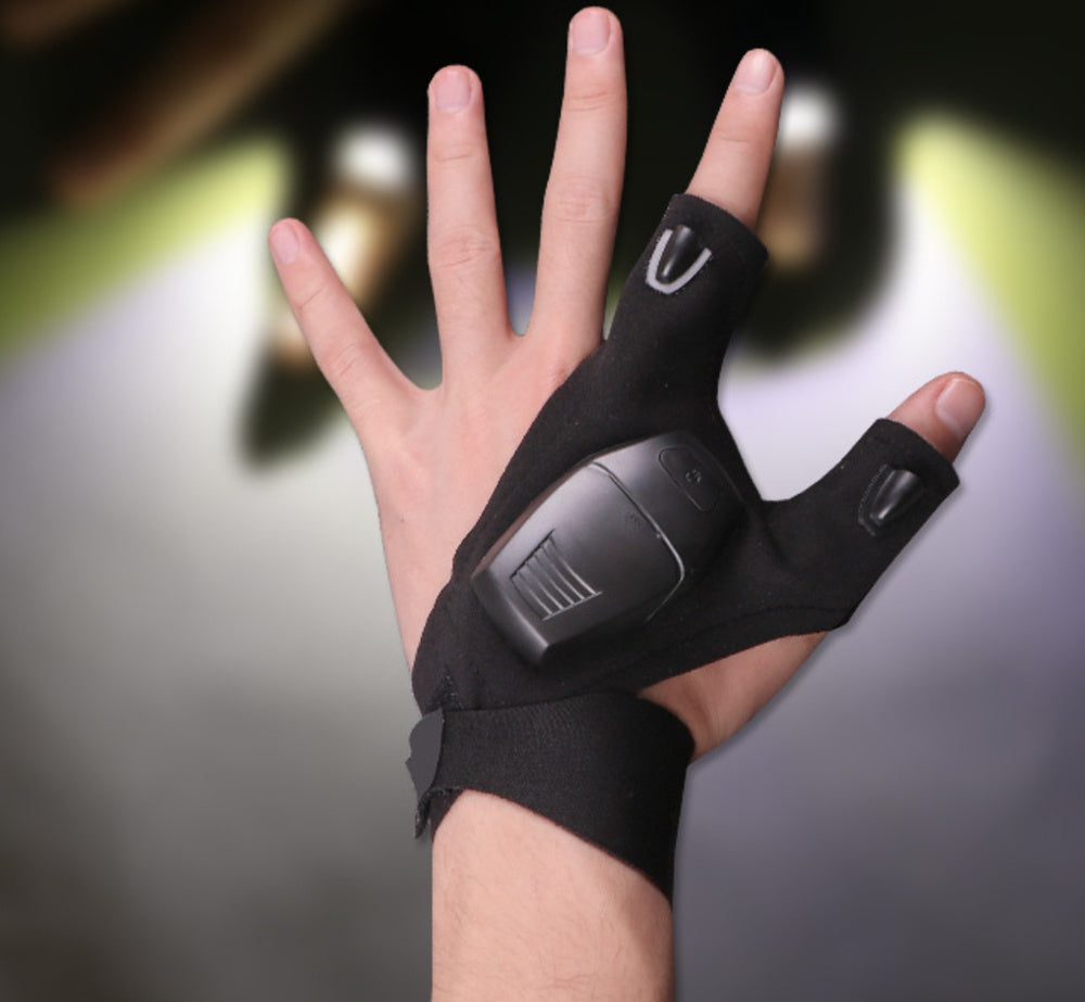 Fishing At Night Fishing Outdoor Fishing Lighting Repair Equipment With Dry Battery Gloves