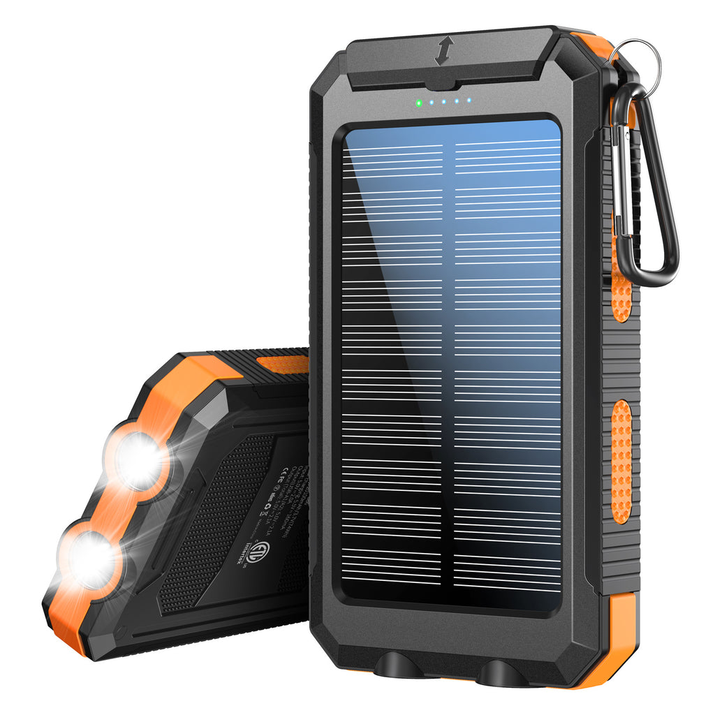 Solar Power Bank For Life with Lights