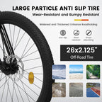 KIAPALNO Bicycle A26336-BLACK-ORANGE-JXN