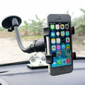 Universal Mobile Phone Double Clamp Hose Bracket With Adhesive, Not Shipped On Weekends