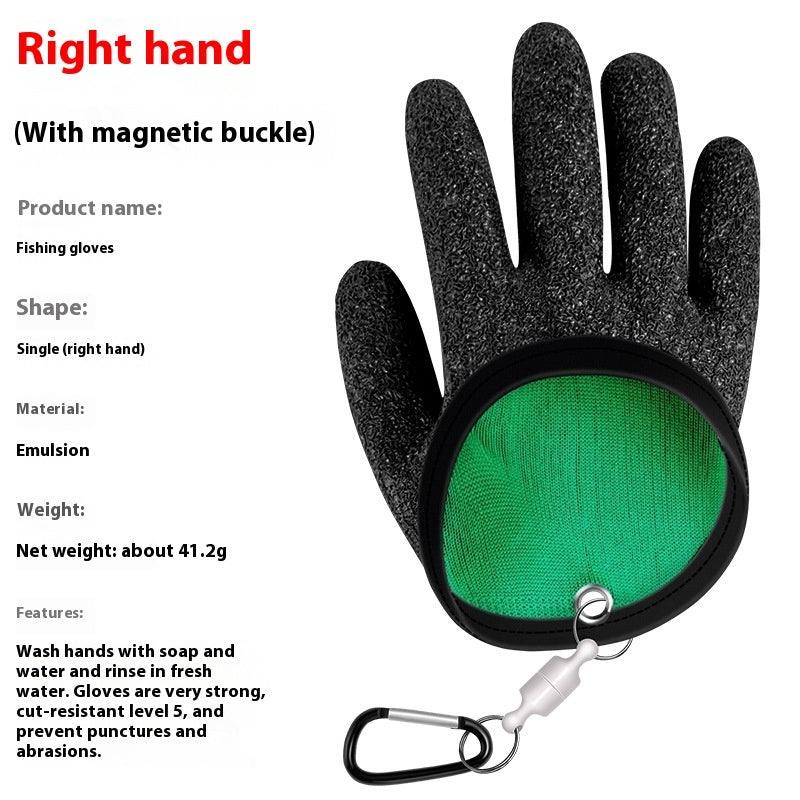 Fishing - Stab-resistant Waterproof Sea Fishing Fishing Lure Equipment Fish Picking And Catching Gloves