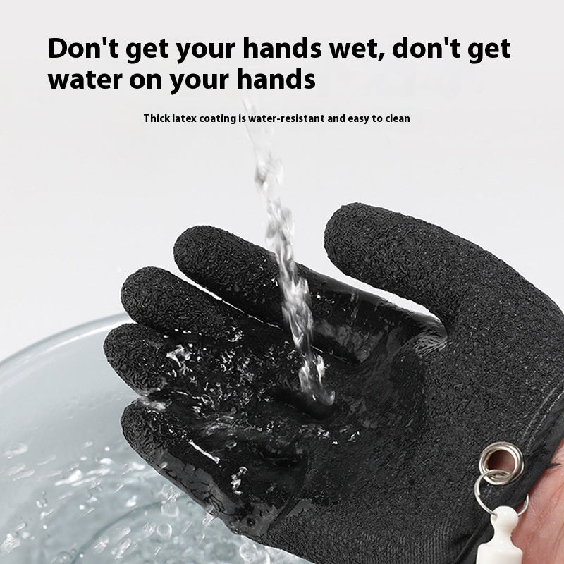 Fishing - Stab-resistant Waterproof Sea Fishing Fishing Lure Equipment Fish Picking And Catching Gloves
