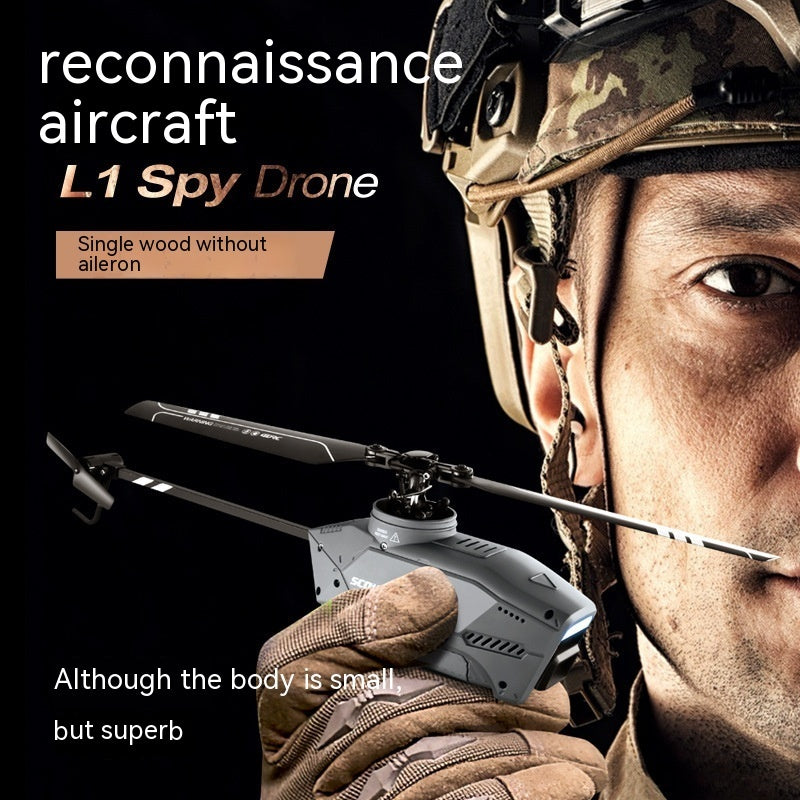 Helicopter Drone Four-Channel Single Paddle For Aerial Photography Toy